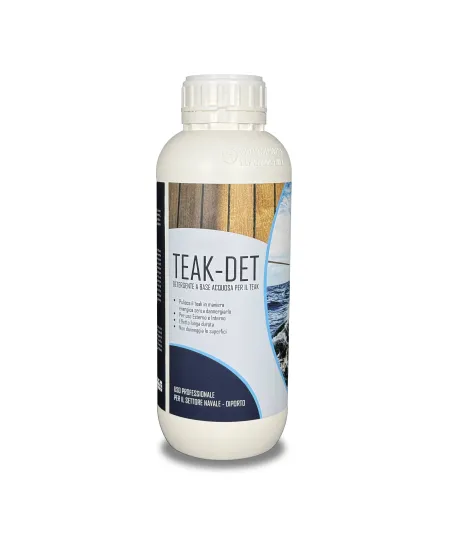 Teak Splendente Senza Carteggiare? TEAK-DET Detergente!