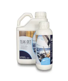 Teak Splendente Senza Carteggiare? TEAK-DET Detergente!