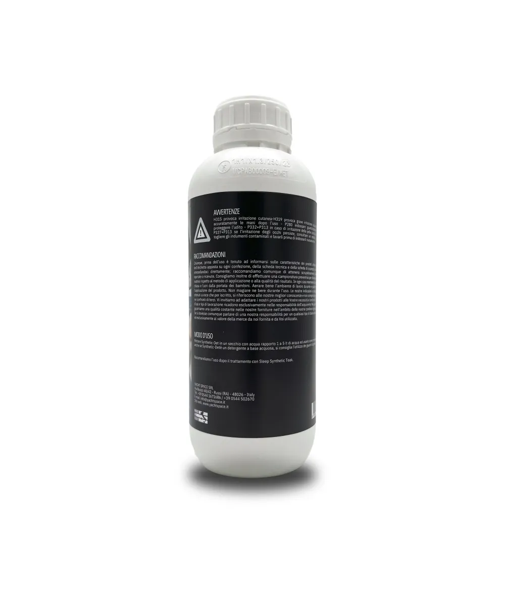 SYNTHETIC-DET: Water-based nanotechnology cleaner for synthetic teak