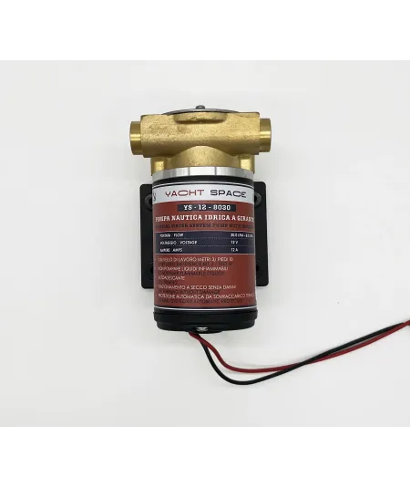 12V impeller pump for fuel/water – corrosion-proof.