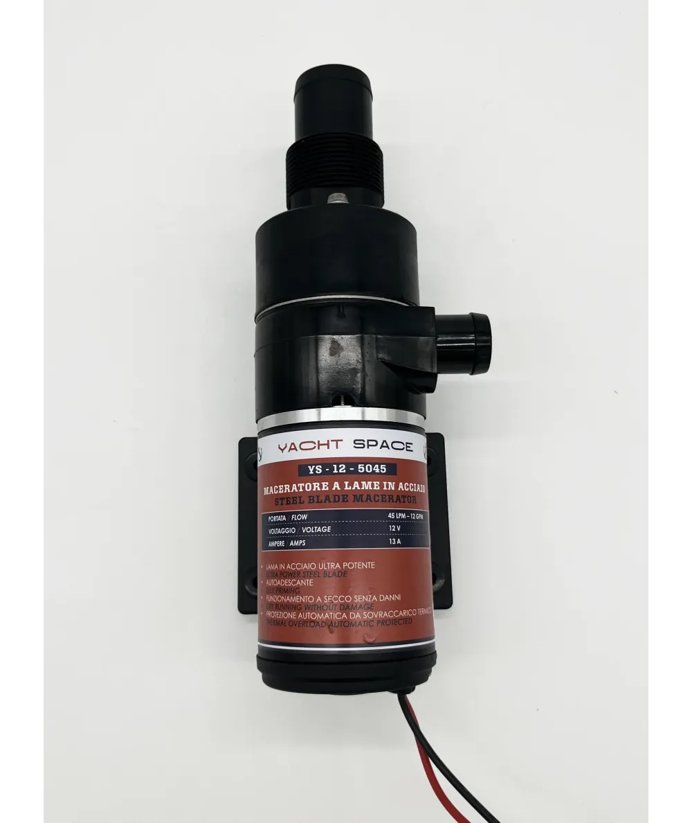 Maceratore 12V - 45 LPM Acque Reflue | Imbarcazioni