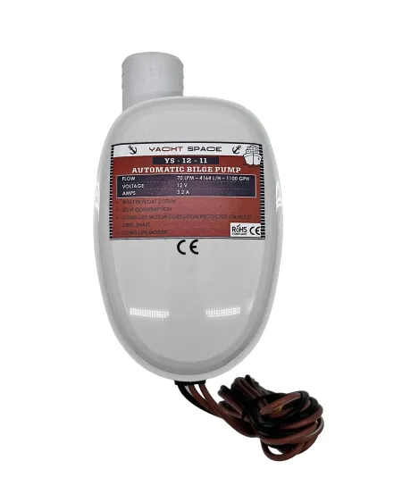 12V Auto Bilge Pump - 1100 GPM | Flood Prevention